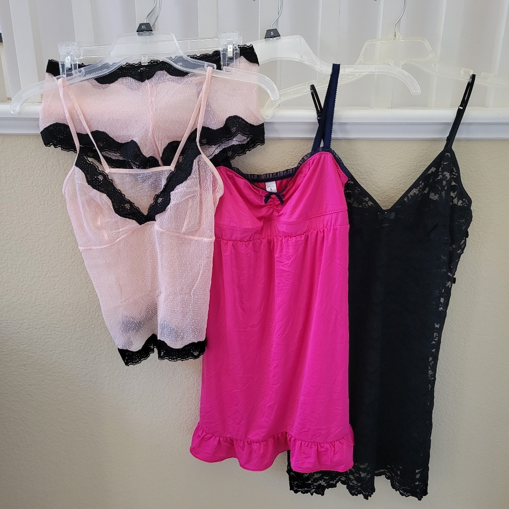 Women's Lace Nightgown Lingerie Bundle